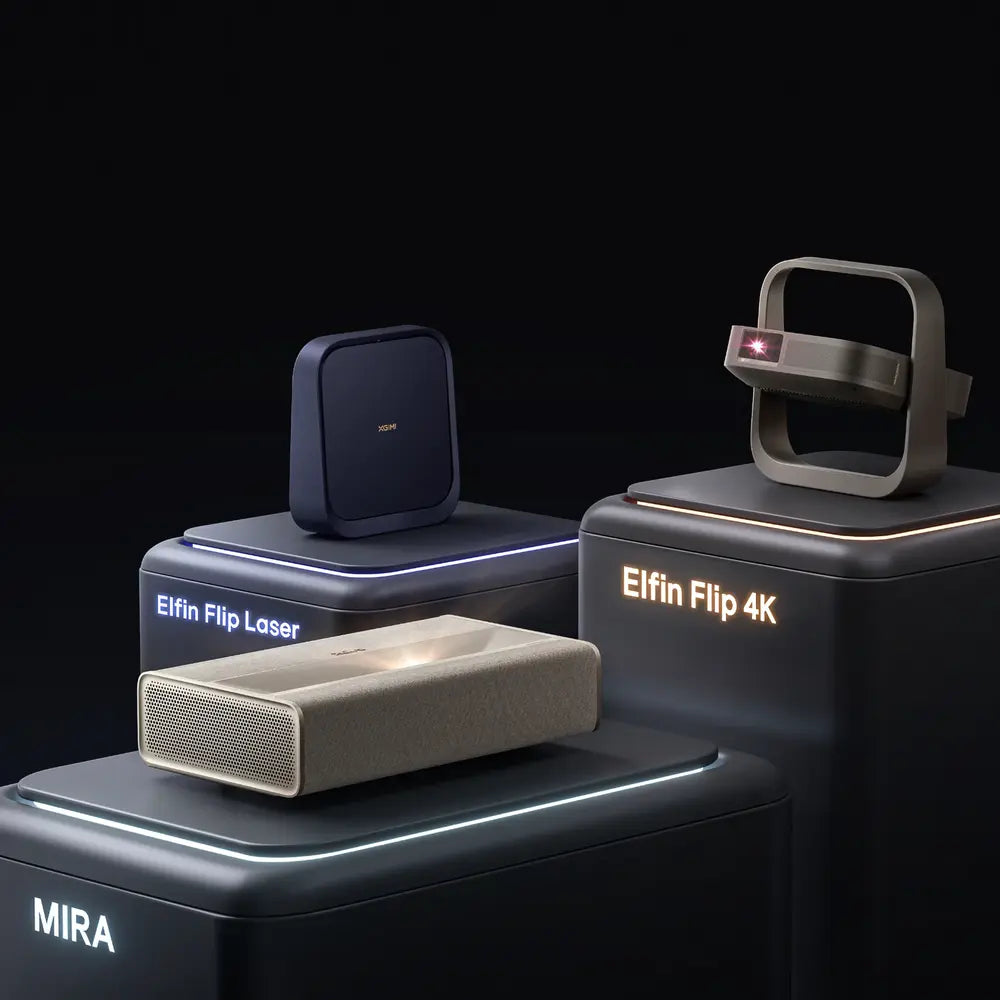 XGIMI Unveils Its 2026 Projector Lineup: Elfin Flip 4K, Elfin Flip Laser, and MIRA