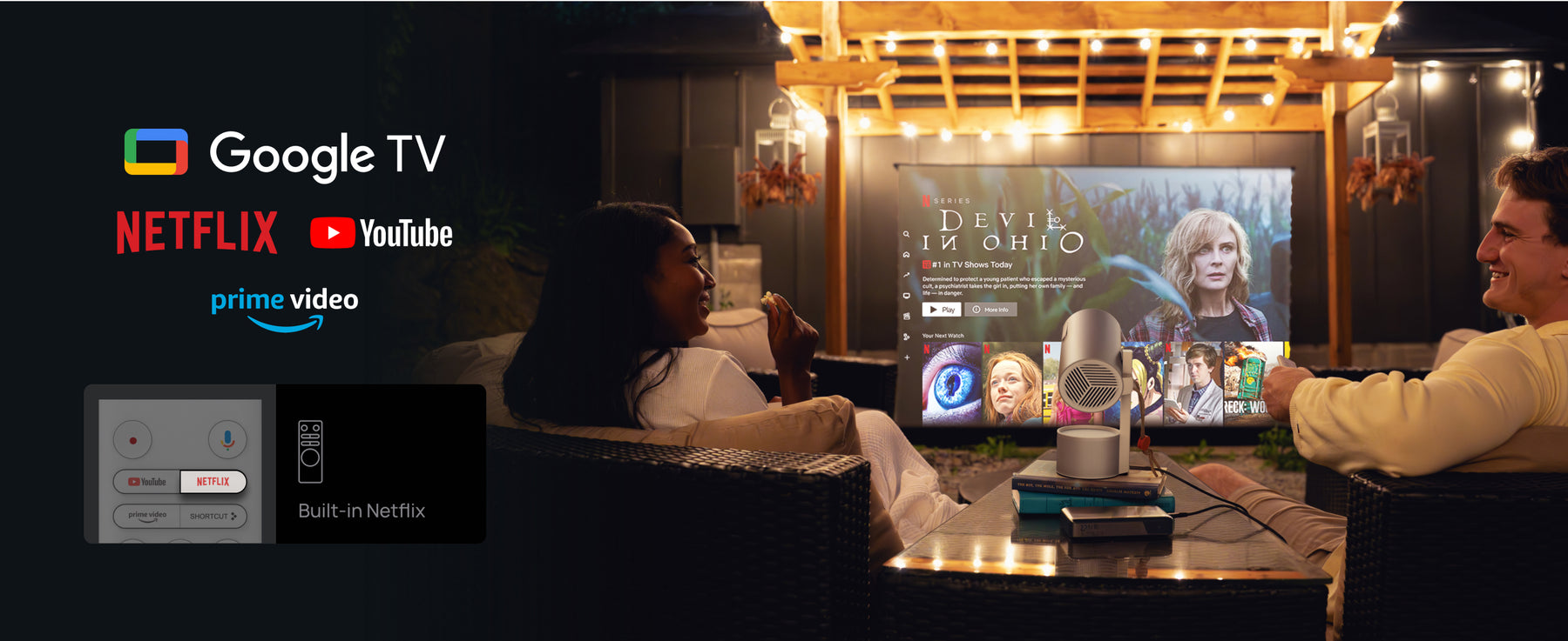 A movie night with MoGo 3 Pro