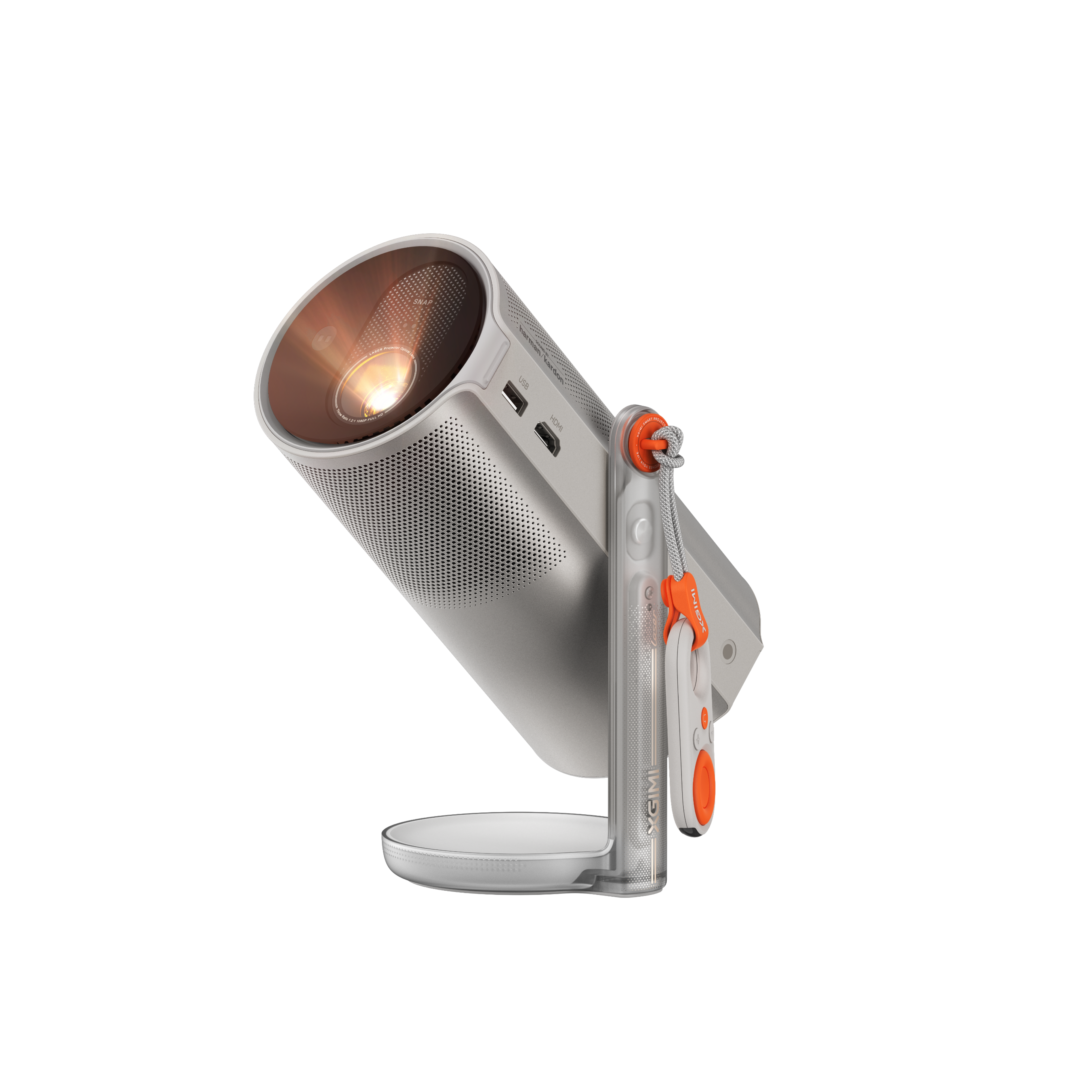 MoGo 4 Laser XGIMI portable laser light projector​ features an ambient light mode to match your mood. Activate the mode and it can switch between 8 colors easily.