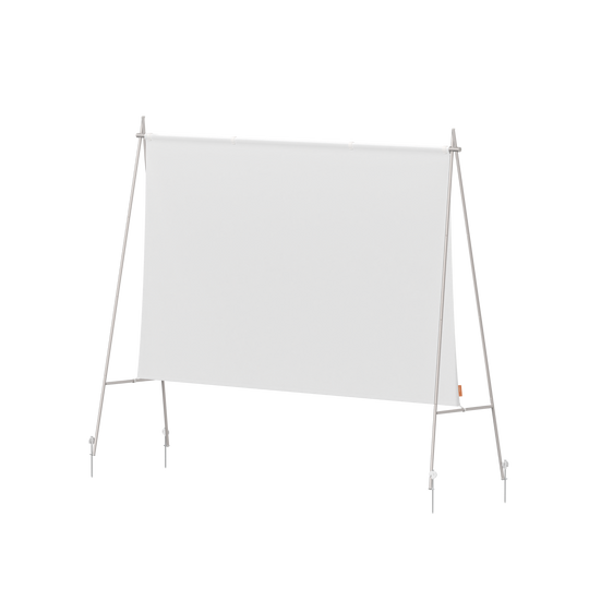XGIMI 70-inch portable outdoor projection screen with durable aluminum alloy A-frame for easy setup and transport.
